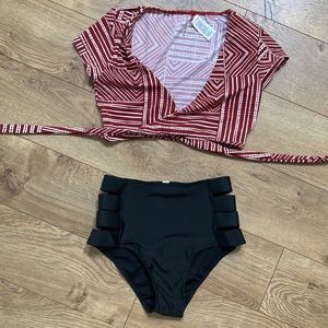 Vitamin A swimsuit top wrap